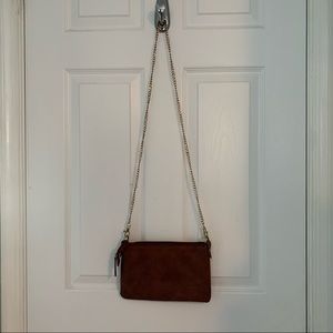 Charming Charlie Brown purse